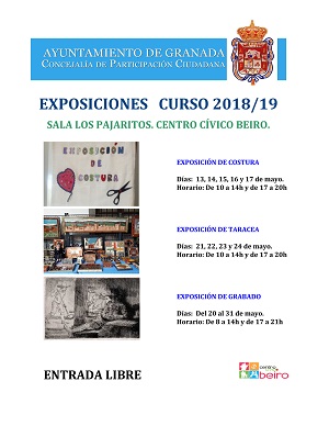 ©Ayto.Granada: Exposicin de talleres del Centro Cvico Beiro 18/19